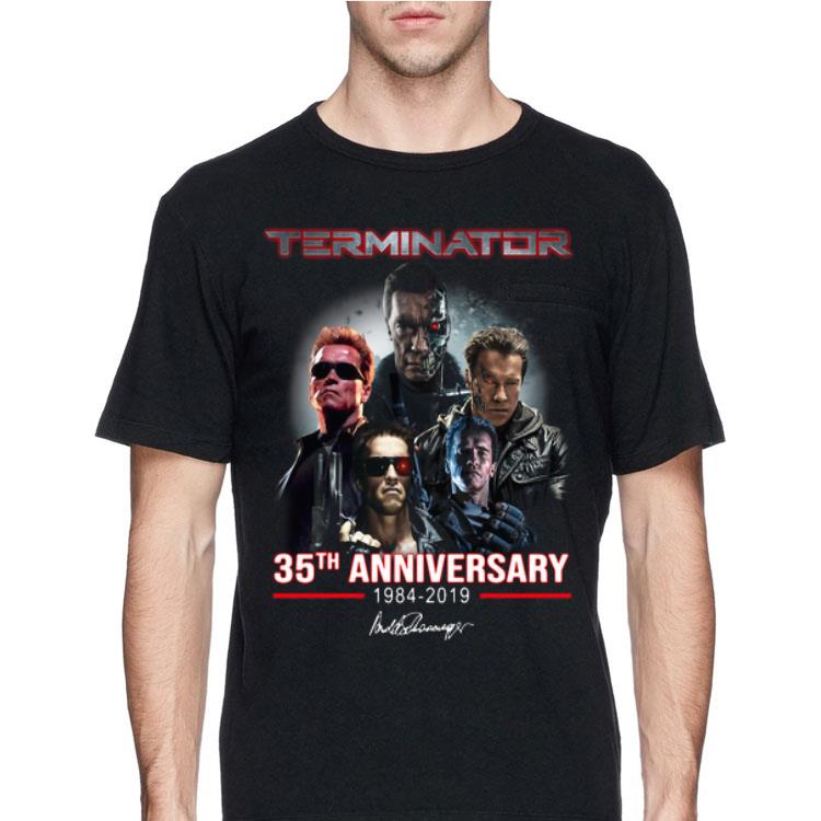 35th Anniversary Terminator 1984 2019 Signature shirt