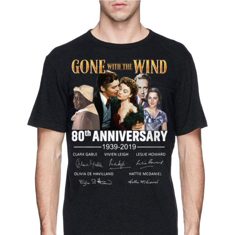 80th Anniversary Gone With The Wind 1939-2019 Signatures shirt