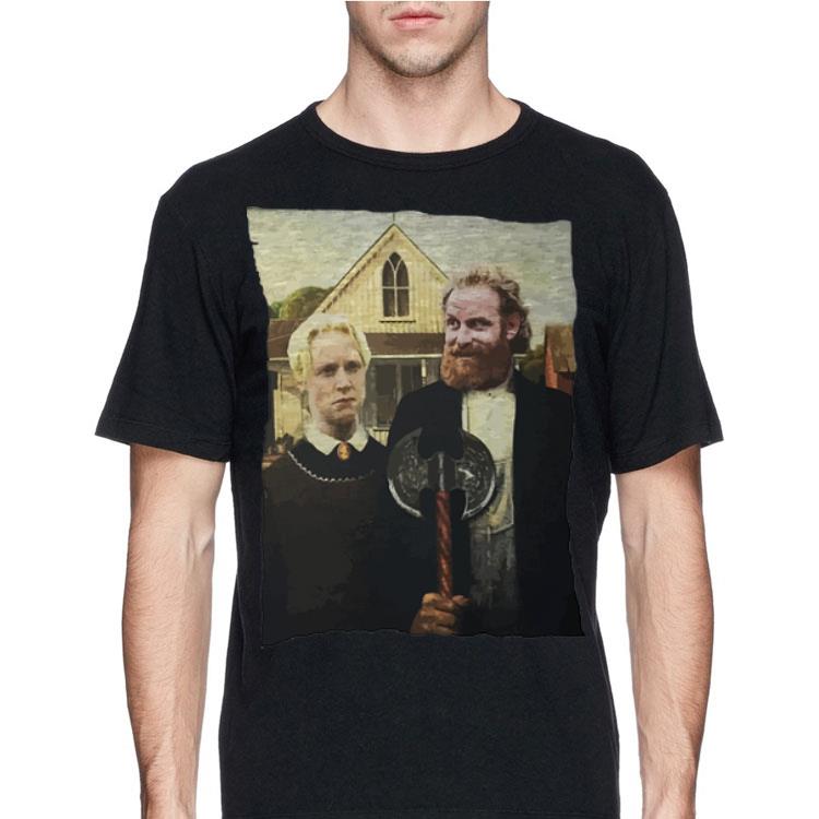 American Gothic Tormund and Brienne Westeros shirt
