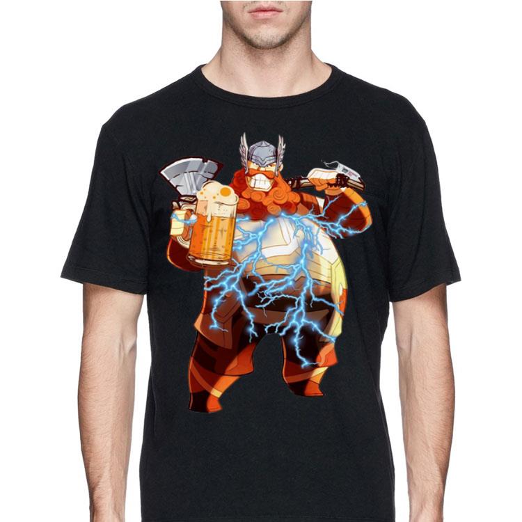 Avengers Endgame And Beer Fat Thor shirt