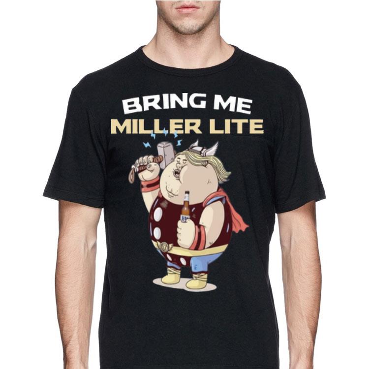 Avengers Endgame Bring Me Miller Lite Thor Fat shirt 8 Avengers Endgame Bring Me Miller Lite Thor Fat shirt