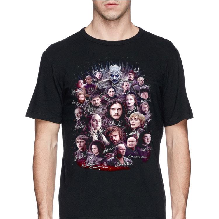 Characters Game Of Thrones Signatures shirt 8 Characters Game Of Thrones Signatures shirt