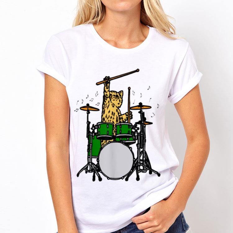Drummer Cat Music shirt