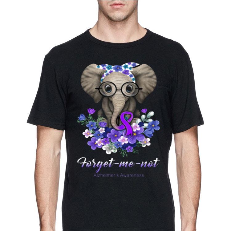 Forget Me Not Alzheimer's Awareness Elephant shirt 8 Forget Me Not Alzheimer's Awareness Elephant shirt