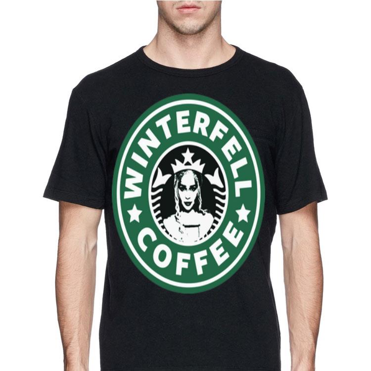Game Of Thrones Daenerys Targaryen's Starbucks Coffee Winterfell shirt