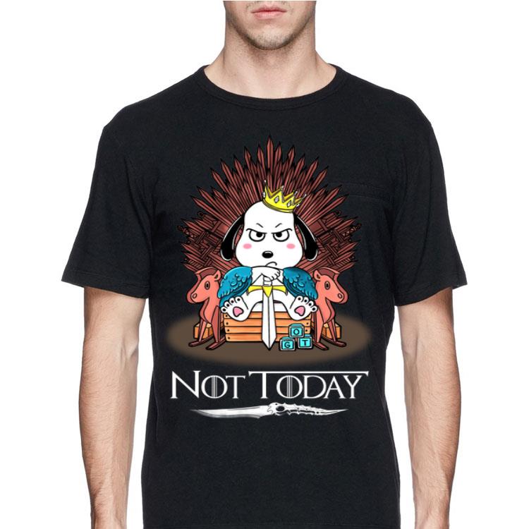 Game Of Thrones Snoopy Not Today shirt