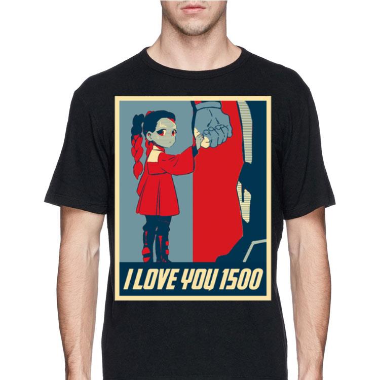 Gamora I Love You 1500 Thanos shirt