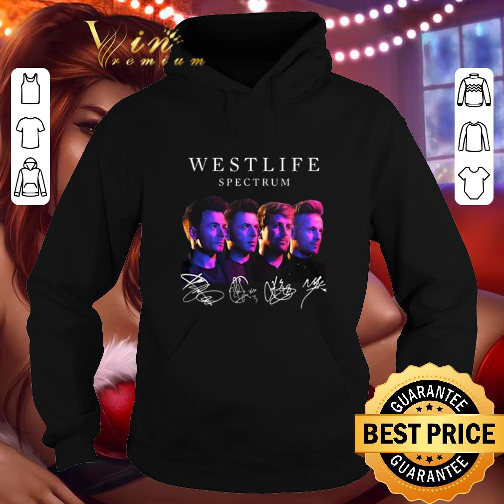 Hot Westlife Spectrum Artists Smooth signatures shirt