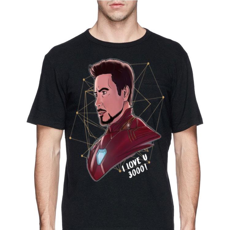 Iron Man Tony Stark I love U 3000 Daughter shirt
