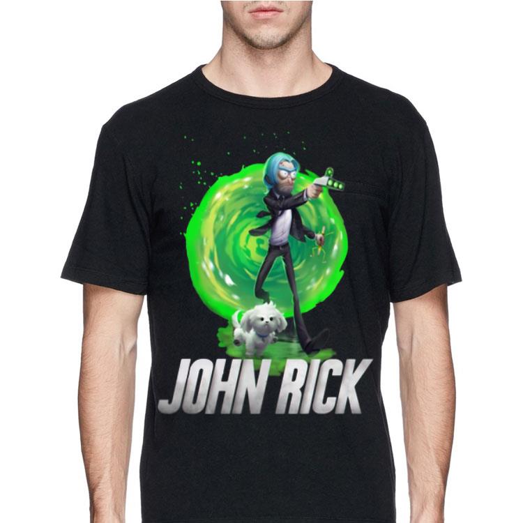 John Rick and Morty John Wick shirt