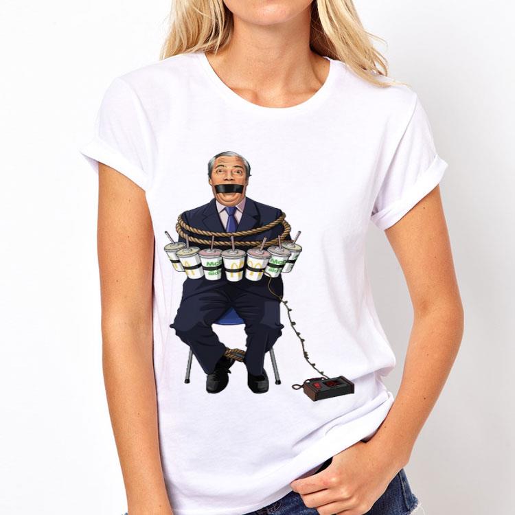 Milkshake Hostage Nigel Farage shirt
