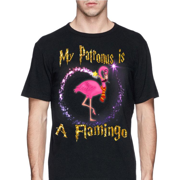 My Patronus Is A Flamingo Magic Wand shirt