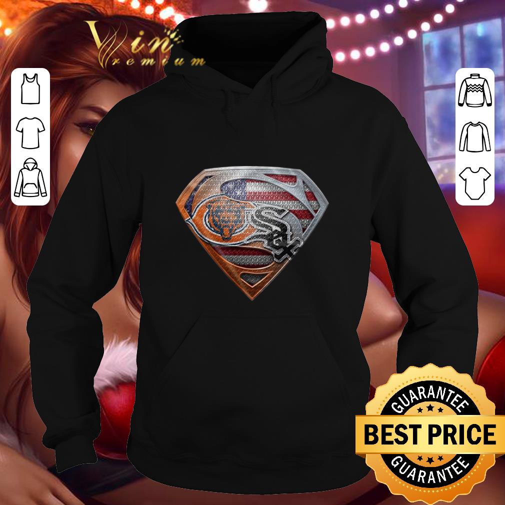 Official Chicago Bears Superman Logo Chicago White Sox shirt