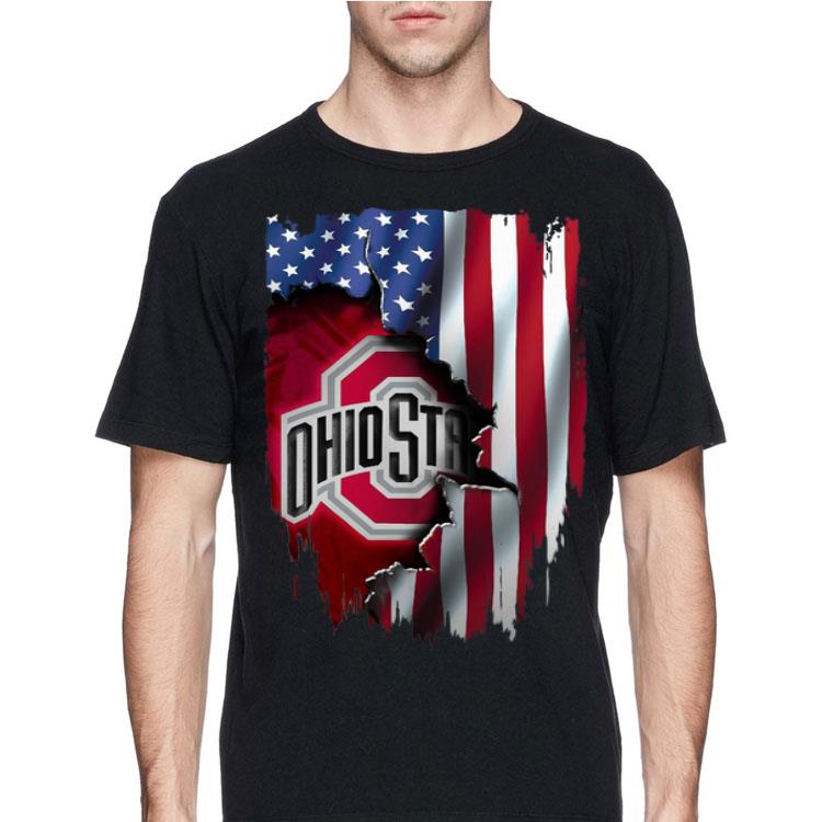 Ohio State America Flag shirt