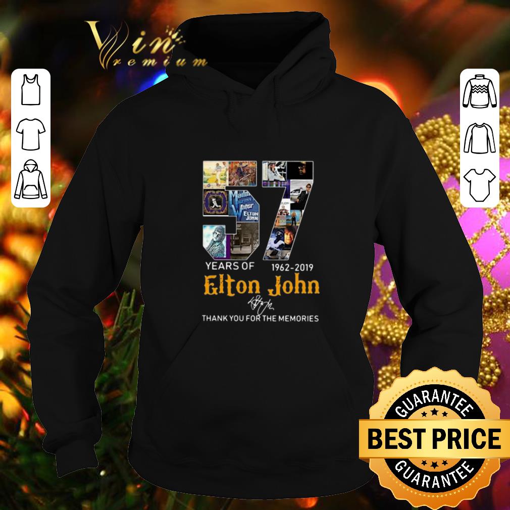 Original 57 Years Of Elton John 1962-2019 Thank You For The Memories shirt 7 Original 57 Years Of Elton John 1962-2019 Thank You For The Memories shirt