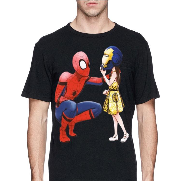 Peter Parker Spiderman And Morgan Stark shirt 8 Peter Parker Spiderman And Morgan Stark shirt