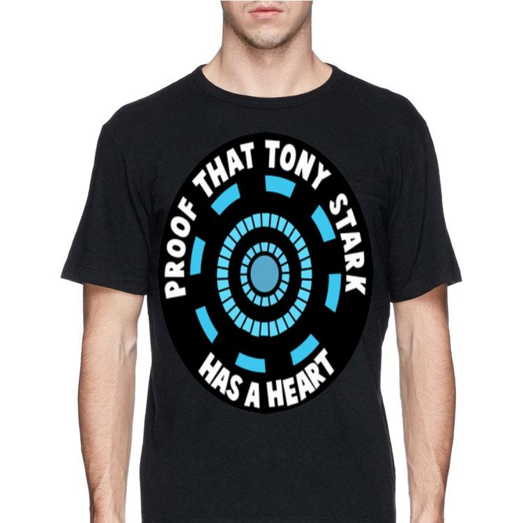 Proof That Tony Stark Has A Heart shirt