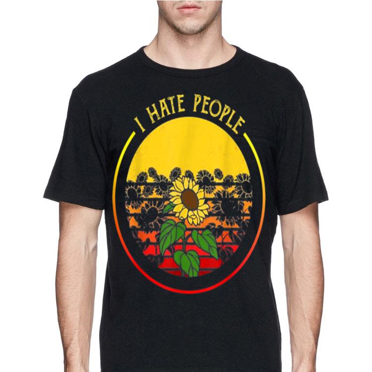 Sunflower I Hate People Vintage shirt