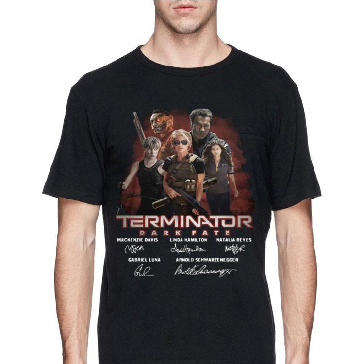 Terminator Dark Fate Mackenzie Davis Linda Hamilton Natalia Reyes Signature shirt 8 Terminator Dark Fate Mackenzie Davis Linda Hamilton Natalia Reyes Signature shirt