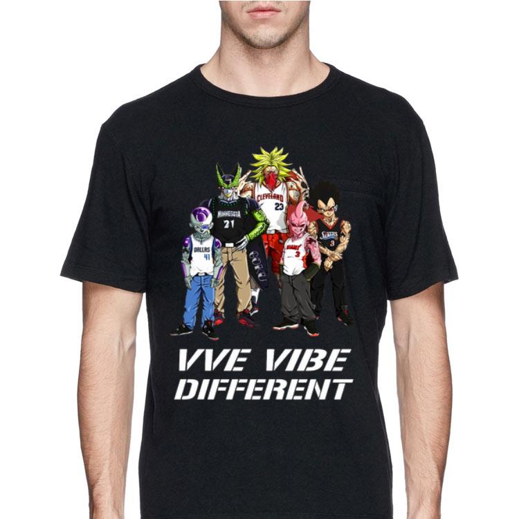 VVe Vibe Different MLB Dragon Ball Characters shirt