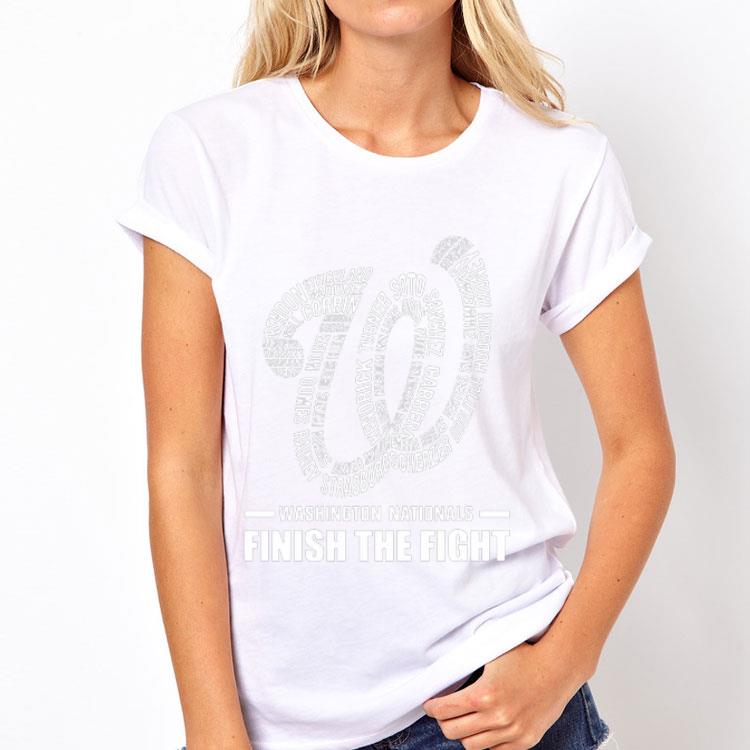 Washington Nationals Finish The Fight shirt