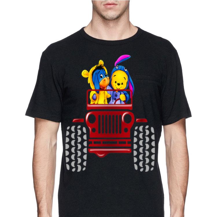 Winnie The Pooh Tiger And Eeyore Jeep shirt