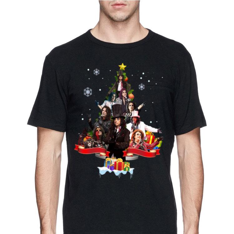 Alice Cooper Christmas tree shirt