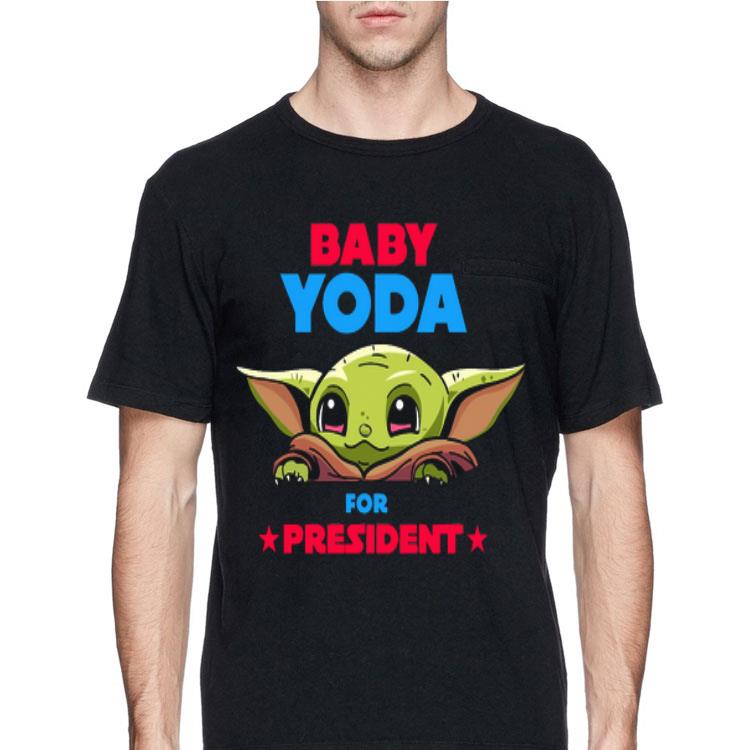 Baby Yoda for president Star war sweater