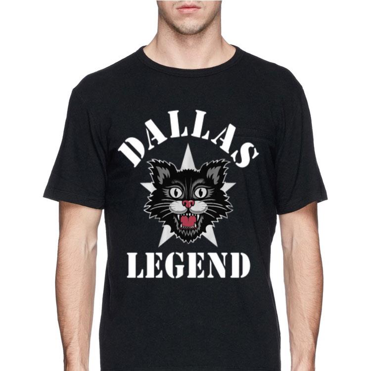 Black cat Dallas Legend shirt