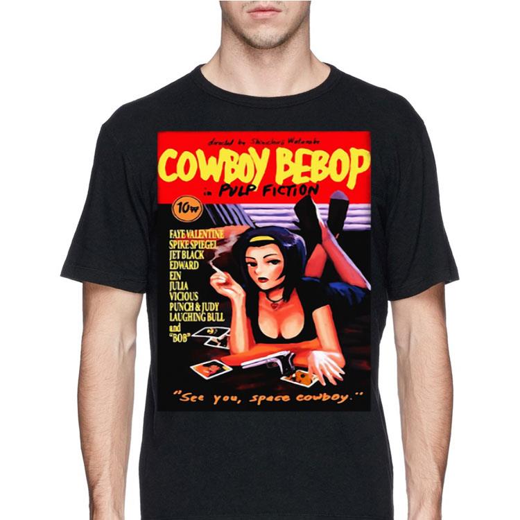 Cowboy Bebop in Pulp Fiction shirt