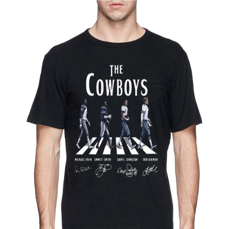 Dallas Cowboys the Cowboys Abbey road signatures shirt