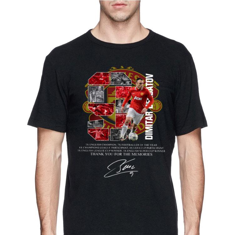 Dimitar Berbatov thank you for the memories signature shirt 8 Dimitar Berbatov thank you for the memories signature shirt