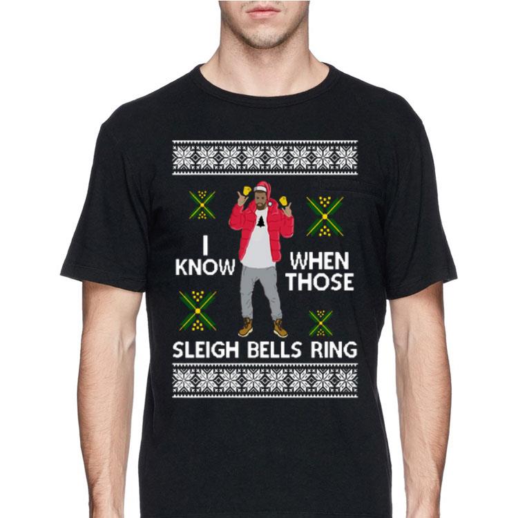 Drake I Know When Those Sleigh Bells Ring ugly christmas sweater