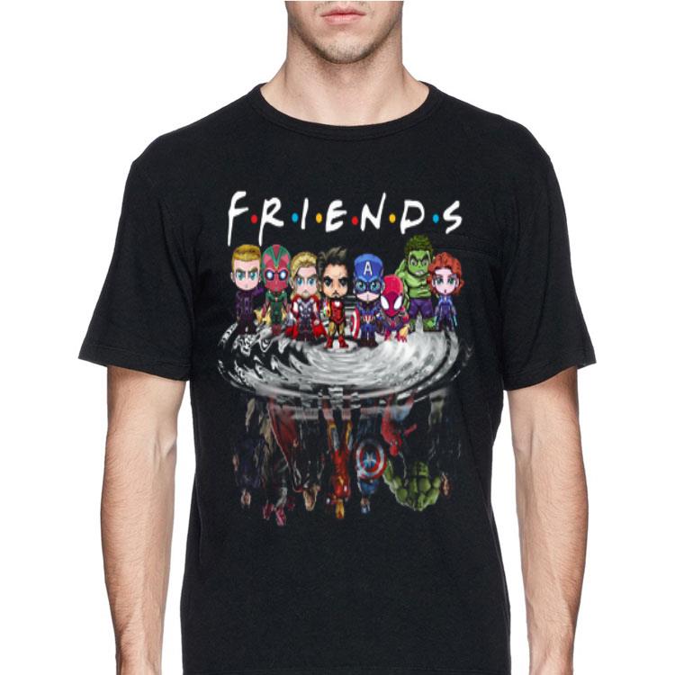 Friends Avengers Chibi characters water reflection shirt 8 Friends Avengers Chibi characters water reflection shirt