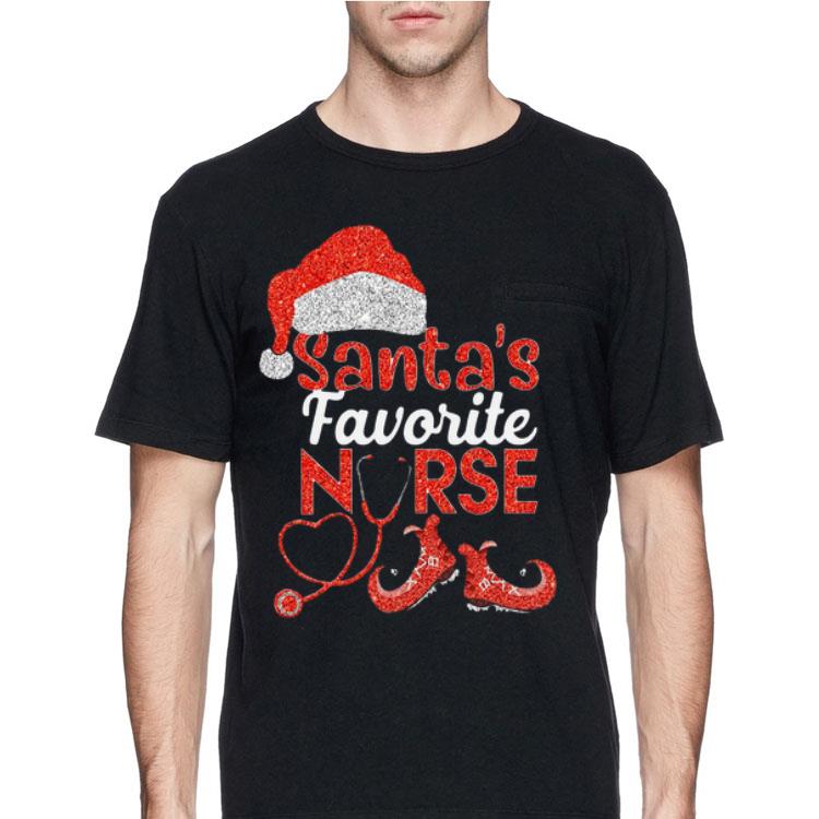 Glitter Santas Favorite Nurse Christmas sweater 8 Glitter Santas Favorite Nurse Christmas sweater