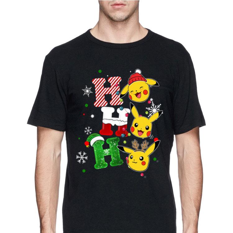 Ho ho ho Santa Pikachu christmas shirt