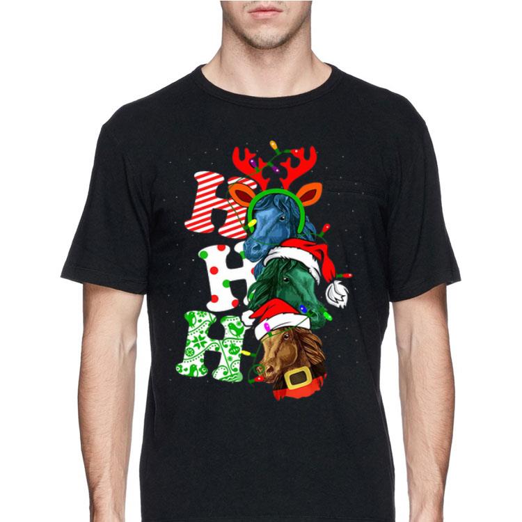 Horses Ho Ho Ho Christmas shirt 8 Horses Ho Ho Ho Christmas shirt