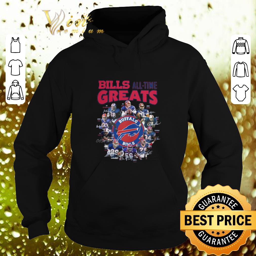 Hot Buffalo Bills all time greats signatures name players shirt