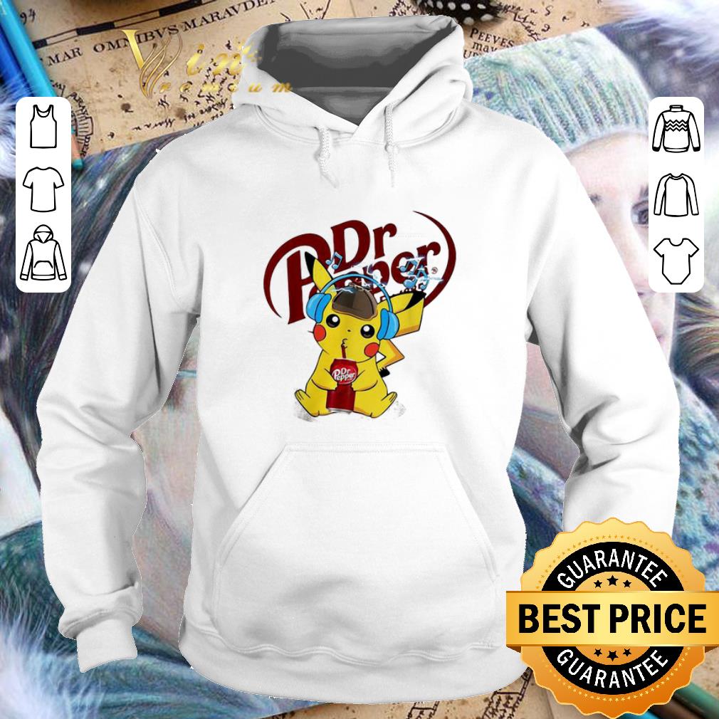 Hot Detective Pikachu drinking Dr Pepper shirt 7 Hot Detective Pikachu drinking Dr Pepper shirt