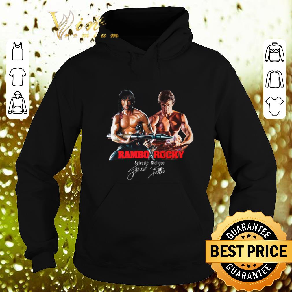 Hot Rambo Rocky Sylvester Stallone Signature shirt