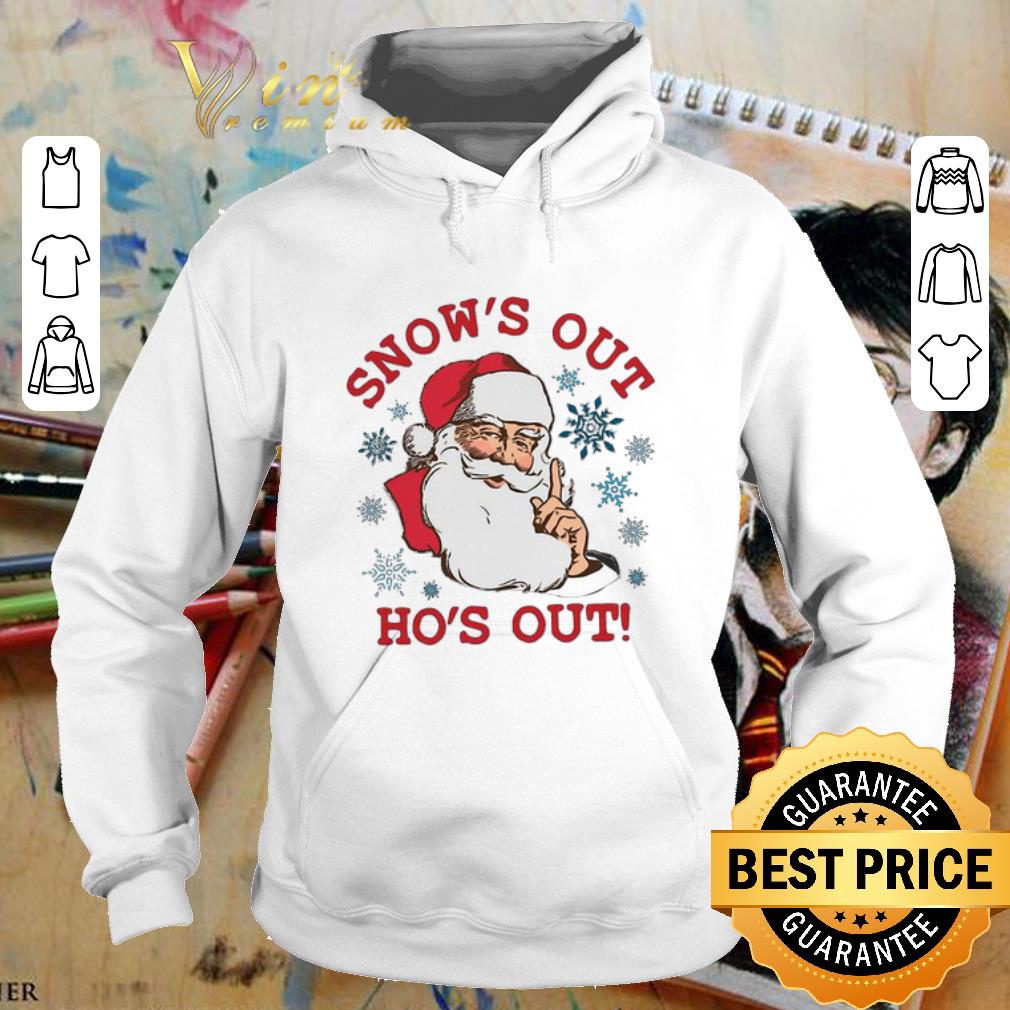 Hot Santa snow's out ho's out shirt 7 Hot Santa snow's out ho's out shirt