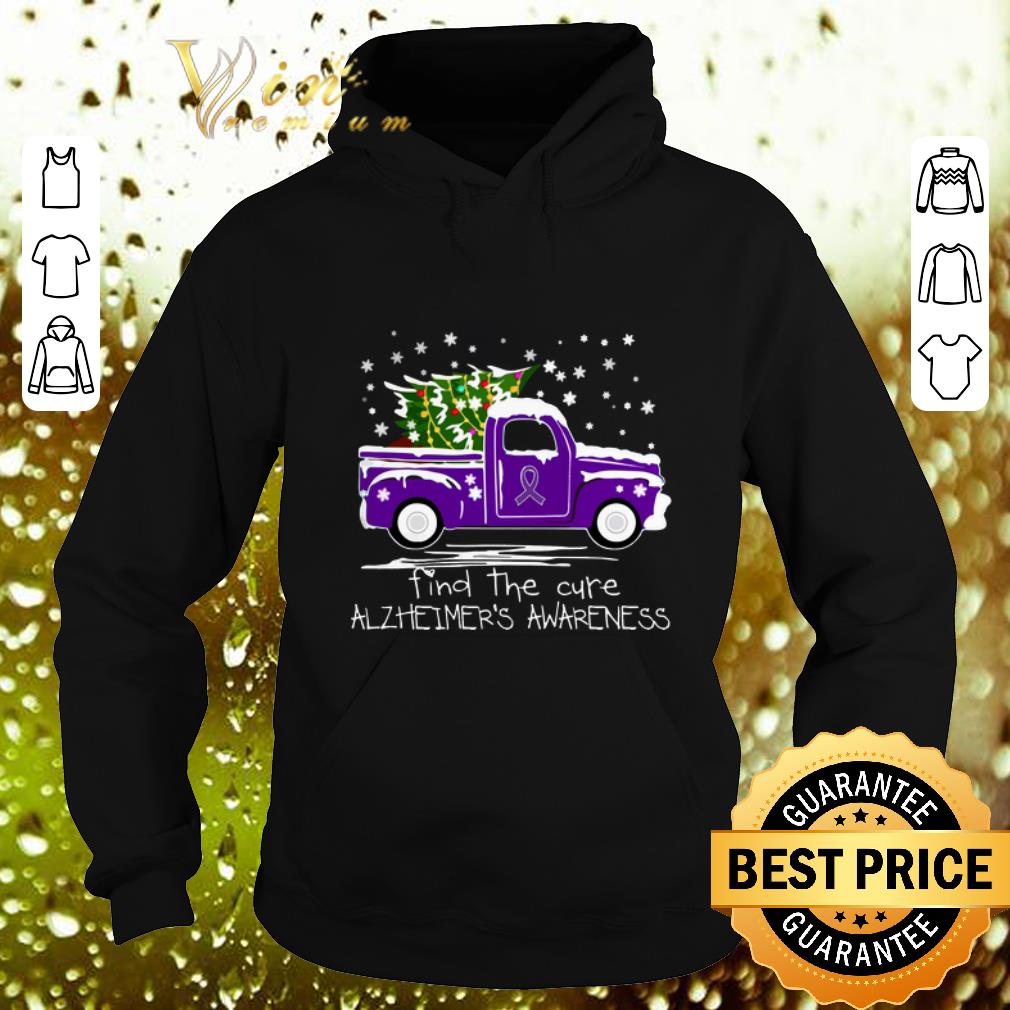 Hot Truck find the cure Alzheimer's Awareness Christmas shirt