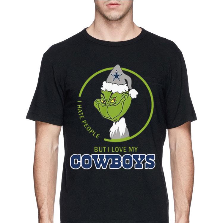 I hate people but I love my Dallas Cowboys Grinch shirt 8 I hate people but I love my Dallas Cowboys Grinch shirt