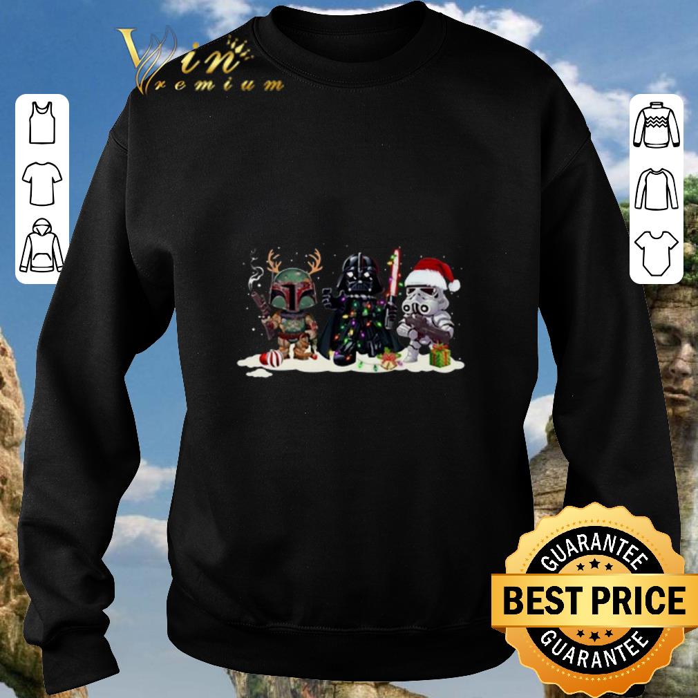 Jango Fett Stormtrooper Darth Vader Star Wars Christmas shirt 7 Jango Fett Stormtrooper Darth Vader Star Wars Christmas shirt