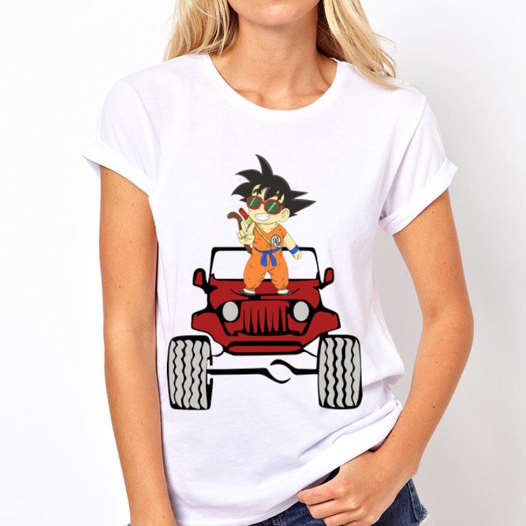 Jeep Car Son Goku Driving shirt