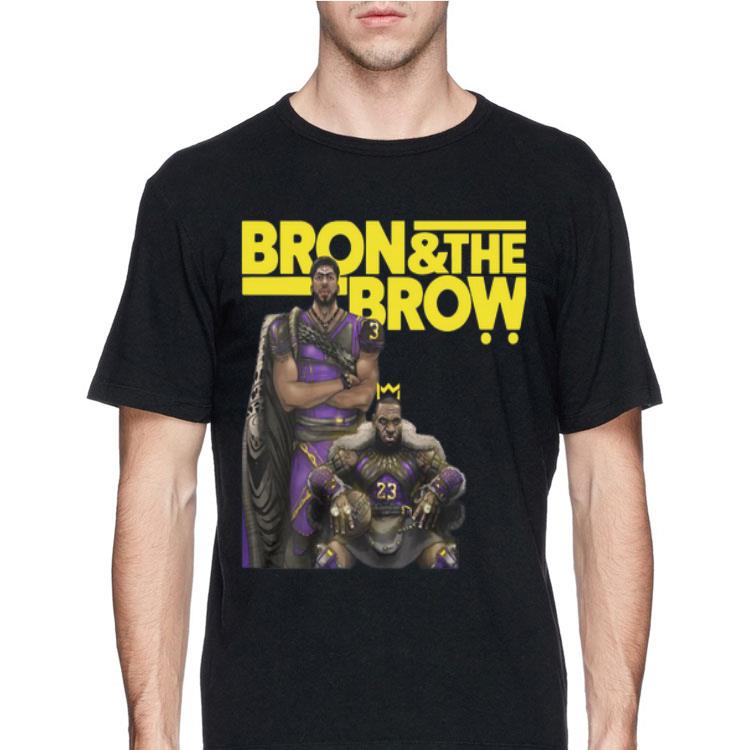 LeBron James Bron & The Brow Anthony Davis Los Angeles Lakers shirt
