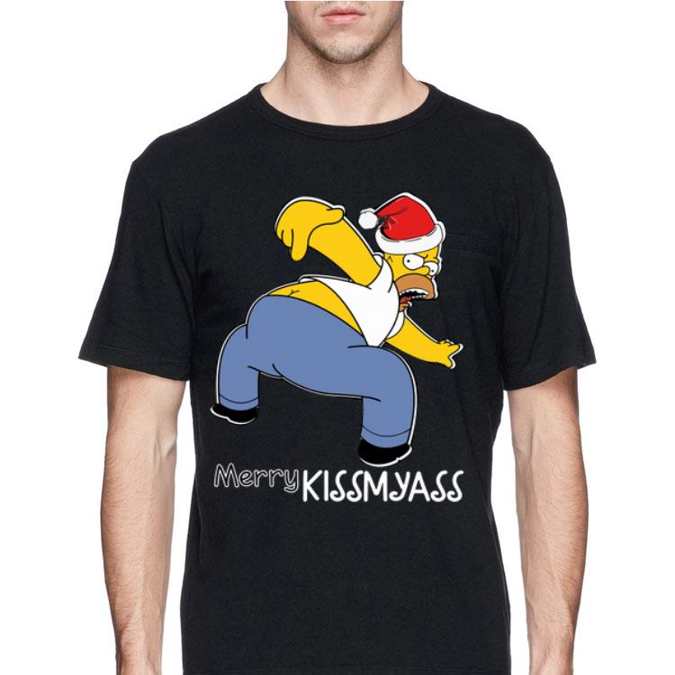 Merry Kissmyass Santa Simpsons shirt 8 Merry Kissmyass Santa Simpsons shirt