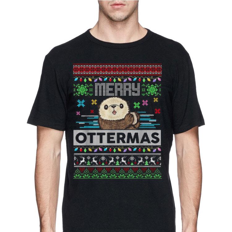 Merry ottermas ugly Christmas shirt