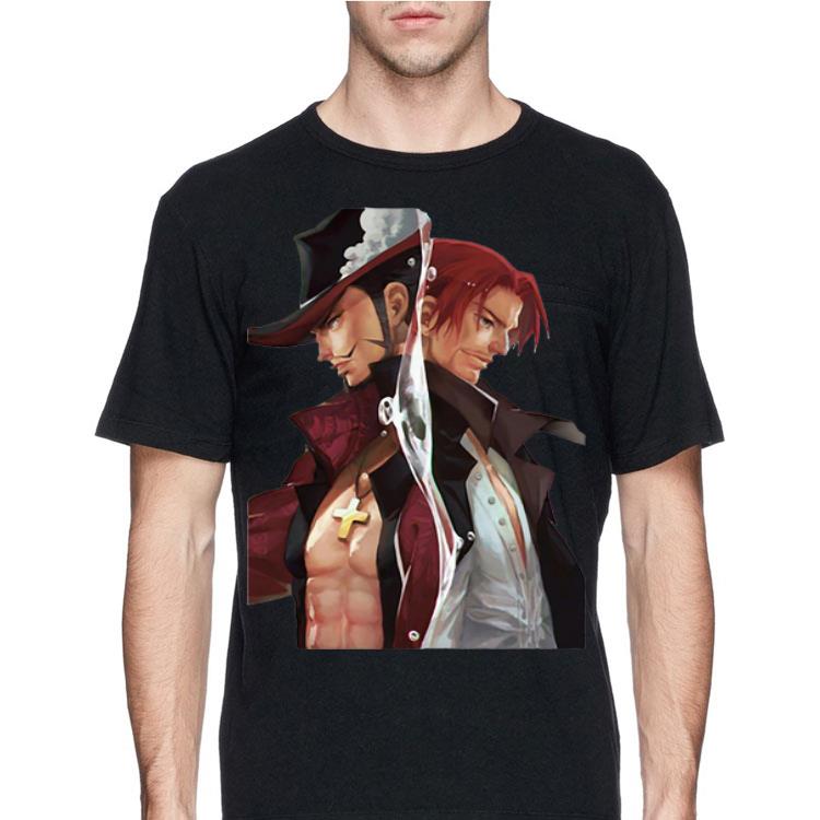 Mihawk vs Shanks One Piece shirt