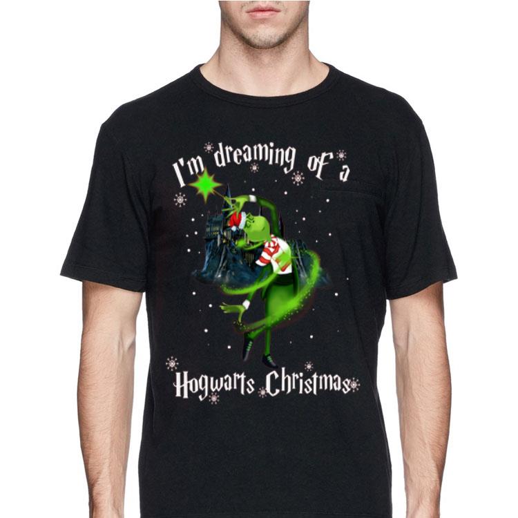 My Patronus is the Grinch I’m a dreaming of a hogwart christmas shirt
